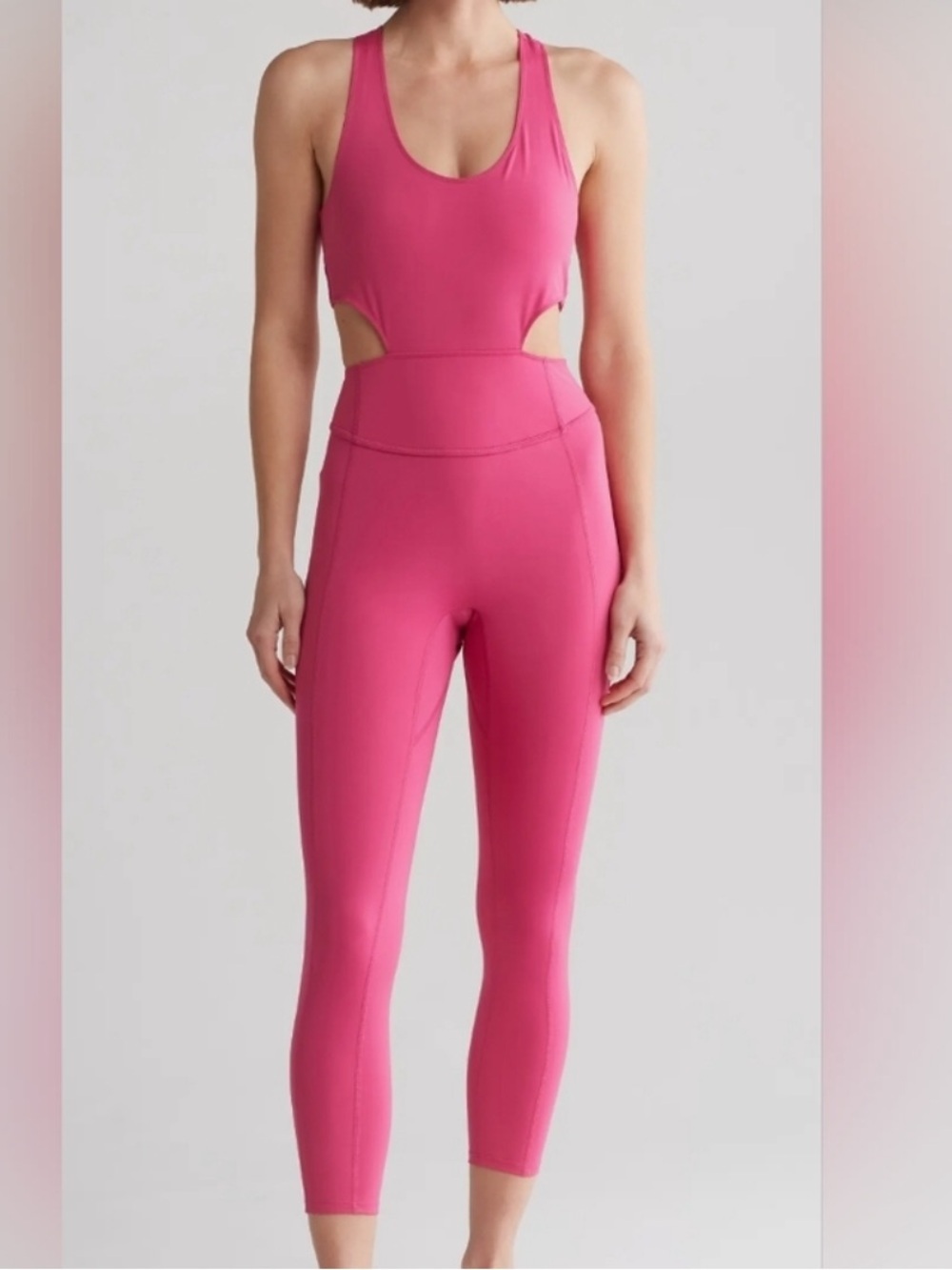 FP Movement Back It Up Onesie in Dragonfruit Pink, Size S